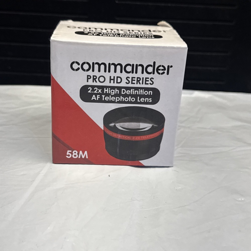 Commander‎ Pro HD Series Lens - 58M 2.2x High Definition AF Telephoto Lens New